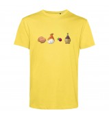 T-SHIRT " PAN, PARSUT, .... , LAMBRUSC" IO PARLO PARMIGIANO